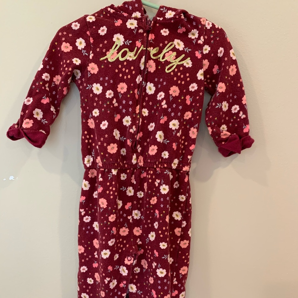 Lovely carters 24m floral jumpsuit